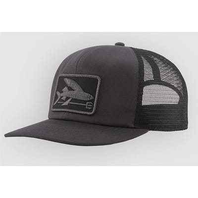 Patagonia Flying Fish Relaxed Trucker Cap zwart