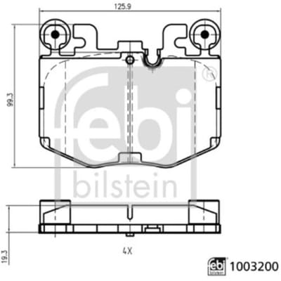 Febi Bilstein Remblokset FEBI 1003200