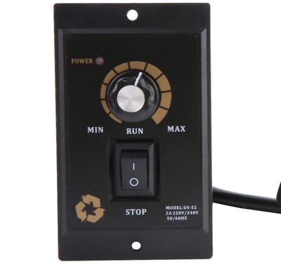Motortoerentalregelaar - Snelheidsregelaar - 500W - AC220V - Elektromotor - Geschikt voor verschillende motoren - Model US-52