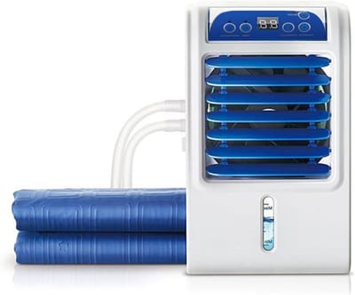 Waterkoeler Bed - Slaapmat Koeler - Comfortabel Slapen - Energiezuinig Ontwerp - 1.7L Tank - Wit