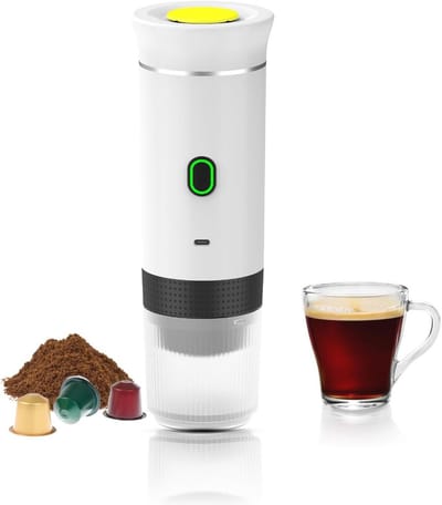 Draagbare Elektrische Espresso Machine voor Reizen en Kamperen zonder Draad