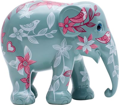 Elephant Parade - A Love Story - Handgemaakt Olifanten Beeldje - 15cm