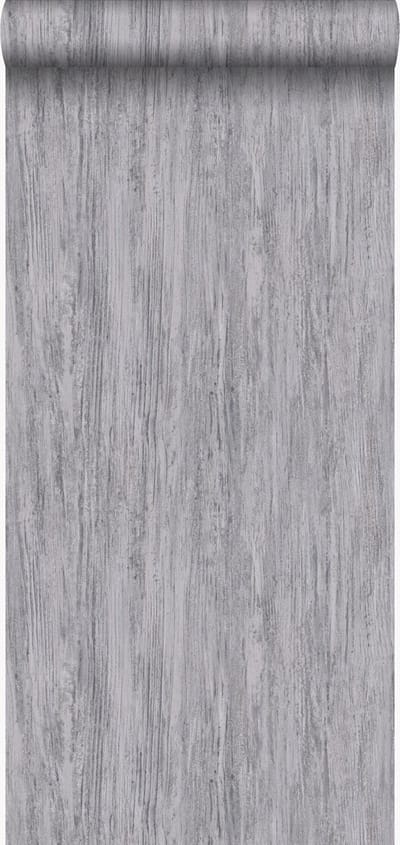 Origin Wallcoverings behang houtlook grijs - 53 cm x 10.05 m - 347417