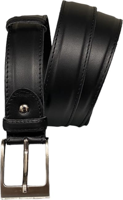 Berkelmans 100Belt04 Black Calf-makkelijk op maat te maken 115 cm
