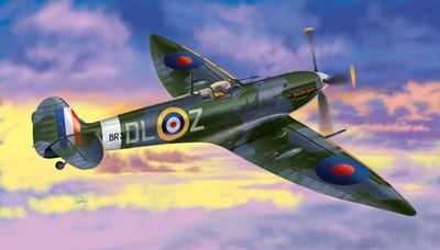 Italeri Modelbouwpakket Militaire voertuigen - 1307 Spitfire Mk.VI Plane Plastic - 1:72 - Modelbouw