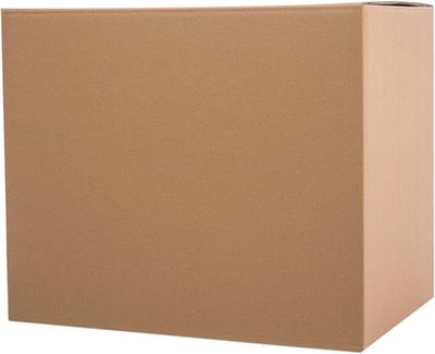 Golfkartonnen dozen - Verhuisdozen Opslagdozen - Verhuizen Opslag - Dubbelwandig Stevig - 100x50x50cm - Bruin