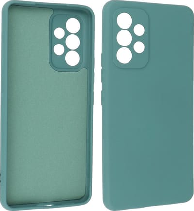 Fashion Backcover Telefoonhoesje - Color Hoesje - Geschikt voor Samsung Galaxy A23 - Donker Groen