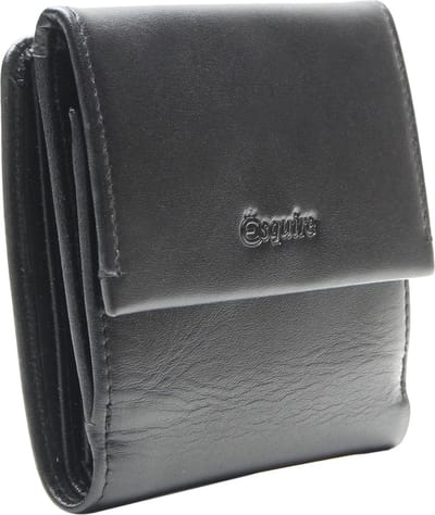 Esquire Portemonnee New Silk Wallet Black Zwart