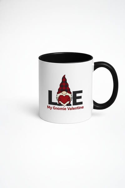 Valentijn Mok - My Gnomie Valentine Liefde Gnoom Beker met Hart - Romantisch Cadeau