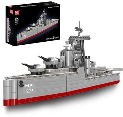 Mouldking 10133 - Battle Marine Schip - Bouwset - Statisch - 1815 onderdelen
