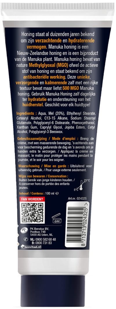 Lucovitaal Manuka Honing Zalf - 3 x 100 ml - Voordeelverpakking
