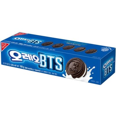 OREO BTS Hotteok Smaak Koekje 100g, 300g, 1kg / Witte Crème 100g (14 opties) # White Cream 100g x 3pcs