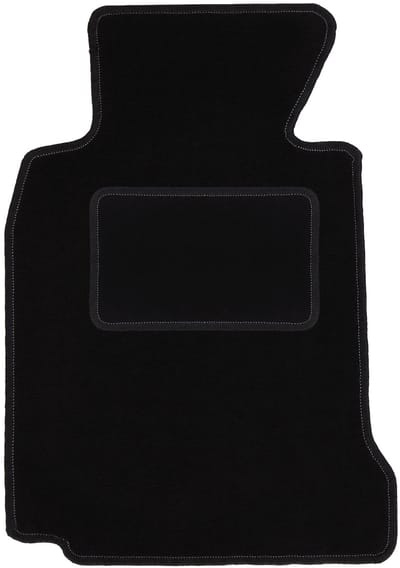 Bestuurdersmat zwart voor: BMW 5 E39 sedan, stationwagen, touring (1996-2004)