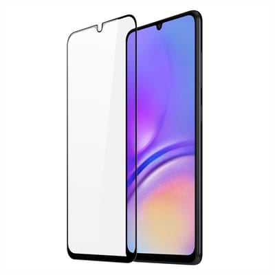 Dux Ducis Screen Protector - Geschikt voor Samsung Galaxy A05 Screen Protector - Dux Ducis Full-Cover Tempered Glass - Zwart