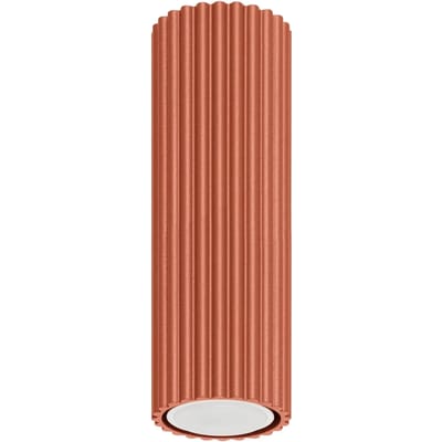 Sollux Lighting Plafondlamp Karbon - GU10 - rode oker - aluminium - 20x6.5x6.5cm