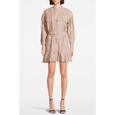 IRO Paris Ambia Bei50 Maat: XS | Leren jurken Outlet | Dames | Beige