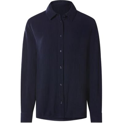 ESMARA Mousseline dames blouse (Marineblauw, XS (32/34))