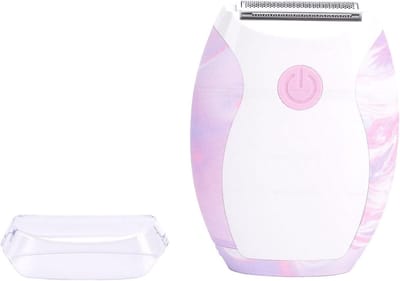 Elektrische Bodyhaartrimmer - Gezichtshaar Trimmer - Persoonlijke Verzorging - Draadloos Nat Droog - Compact Lichtgewicht - Paars