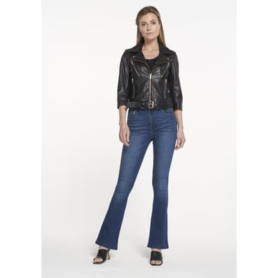 Ibana Kate Moss Black/gold Größe: 34 | Lederjacken Outlet | Damen | Schwarz