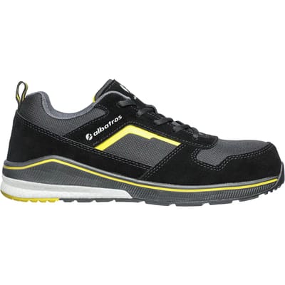 Albatros Court Black Low 647600263000039 Lage veiligheidsschoenen ESD S3 Schoenmaat (EU): 39 Zwart, Geel 1 paar