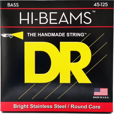 DR 5er bas 45-125 Hi-Beam Stainless Steel MR5-45-125 - Snarenset voor 5-string basgitaar