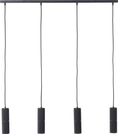 Brilliant Marty - Hanglamp - 4-lichts - LED 4xGU10 - Zwart
