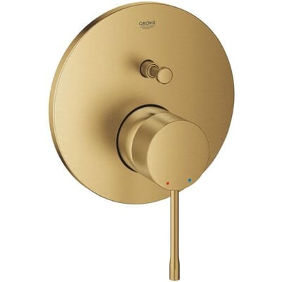 GROHE Essence inbouw douchekraan - Opbouwdeel - 2 uitgangen - Geborsteld cool sunrise (mat goud)