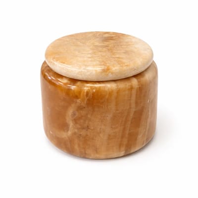 Marmoree - Onyx - Marmer - Decoratief Object - Opbergpot - Kaarshouder