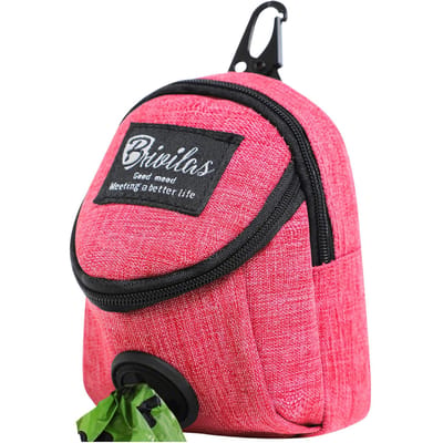 Draagbare Hondentraining Traktas Buiten Huisdier Hond Traktas Puppy Snack Beloning Taille Tas Hondendrol Zak Hondendragers Tassen pink
