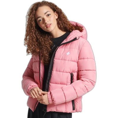 Superdry Spirit Sports Puffer Dames Jas - Maat XS