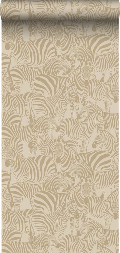 Origin Wallcoverings behang zebra's beige - 50 x 900 cm - 347910