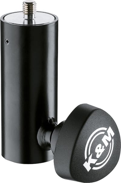 König & Meyer 24521 reduceerflans 3/8" zwart - Accessoire voor standaards