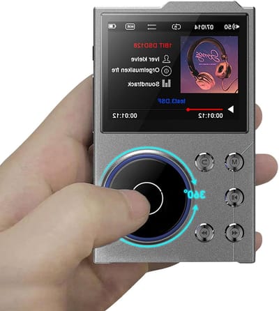 Hifi MP3 Speler - Digitale Muziekspeler - Draadloos Luisteren - Lossless Geluid Kwaliteit - 2.4 Inch HD Scherm - Zwart