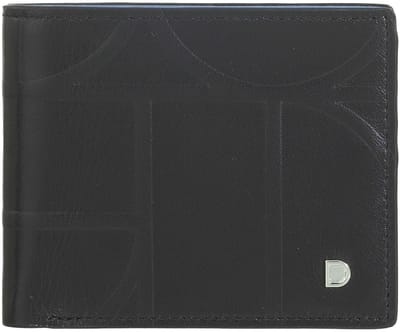 DuDu Up! Portemonnee RFID-bescherming Leer 10.5 cm - Jongens - Horizontaal - black-orange