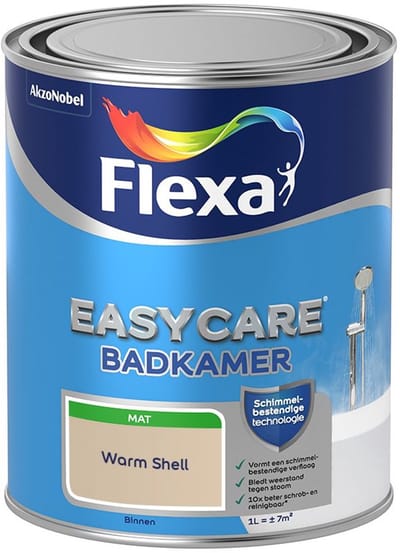 Flexa - Easycare Badkamer - Warm Shell - Mengverf - 1 L
