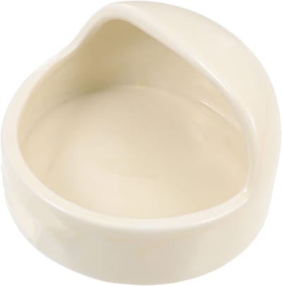 Keramische Voerbak - Huisdier Kom - Kleine Dieren Voeren - Glad En Wasbaar - 12cm - Zoals Getoond