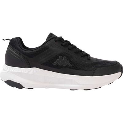 Kappa Lage sneakers voor heren met Ripa-logo (Zwart, Wit)
