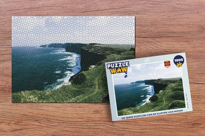 Puzzel De Ierse kustlijn van de Kliffen van Moher - Legpuzzel - Puzzel 1000 stukjes volwassenen