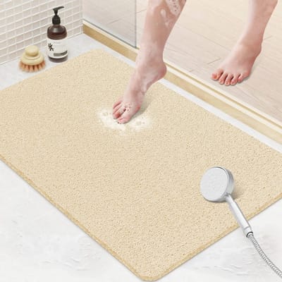Antislip Douchemat 120x40 cm - Zachte PVC Badmat voor Badkamer, Sneldrogend en Comfortabel