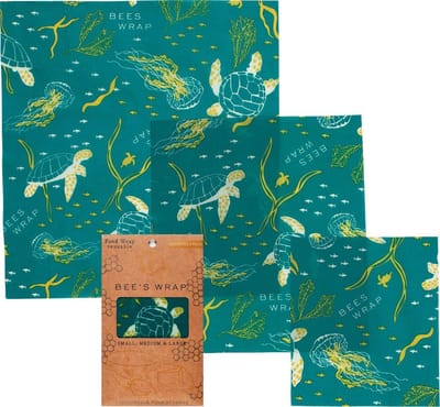 Bee's Wrap Ocean Set van 3 (S/M/L)