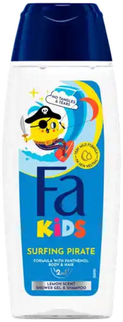 Fa Douchegel & Shampoo Kids Surfing Pirate - 6 x 250 ml - Voordeelverpakking