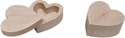 Playwood Jewelry box Heart shape Beech wood
