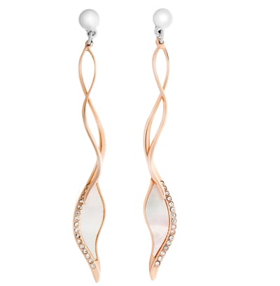 Orphelia 'Mariza' Dames 925 Sterling Zilveren Oorbellen - Roze ZO-7171/RG