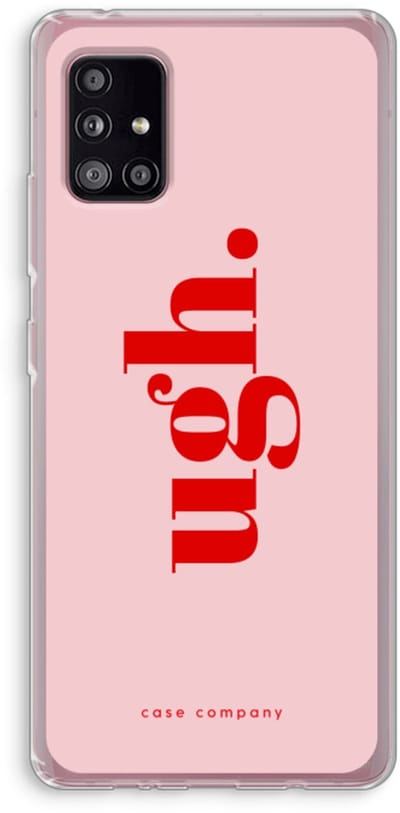 Case Company® - Hoesje geschikt voor Samsung Galaxy A51 5G hoesje - Ugh - Soft Cover Telefoonhoesje - Bescherming aan alle Kanten en Schermrand
