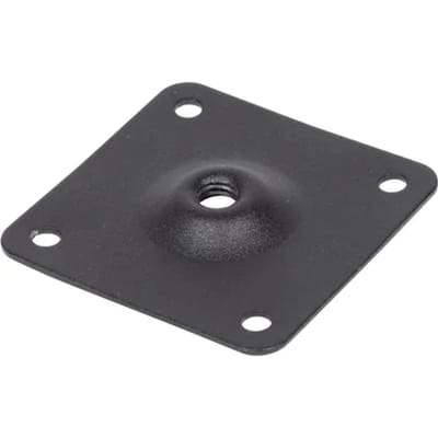Duraline Meubelpoot Montageplaat 6x6cm Zwart