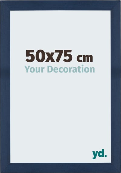 Your Decoration - Fotolijst 50x75 cm - MDF - Donkerblauw Geveegd - Mura