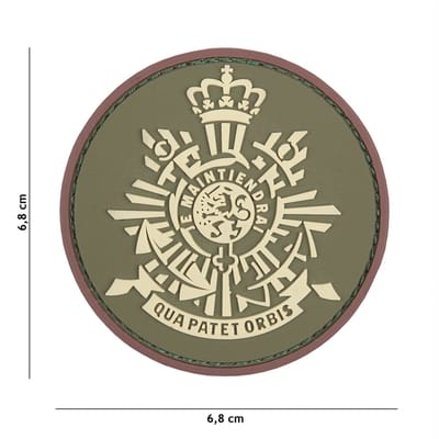 101 Inc Embleem 3D Pvc Korps Marieniers Groen/Coyote  20051