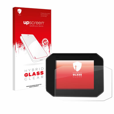 upscreen - Screenprotector voor Moto Guzzi Stelvio 2024 - Folie Beschermfolie Beschermglas transparant