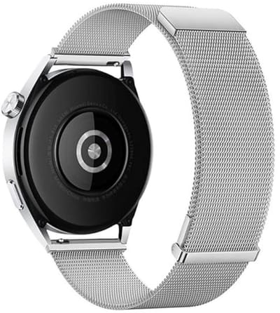 Milanees bandje - geschikt voor Garmin Venu (2 Plus) / Venu SQ (2) / Vivomove (Style - Sport) / Vivoactive 3 / 5 / 6 / Forerunner 55 / 165 / 245 / 645 / 570 - 42mm - zilver