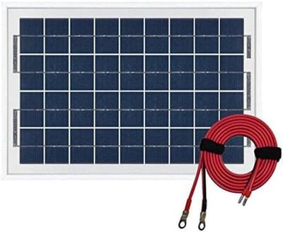 Zonnepaneel - Zonne-energie paneel - Energie opwekken - Robuust aluminium frame - 10 Watt - Blauw